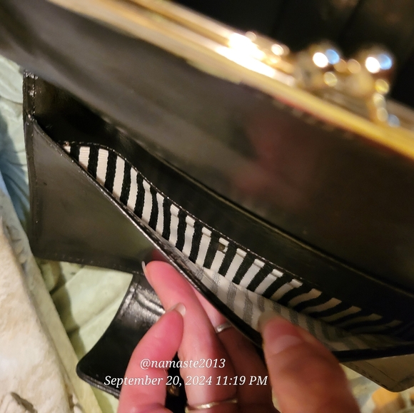 L.A.M.B. by Gwen Stefani Vachetta Leather Clutch-Wallet Designer Celebrity #50 - Picture 13 of 17